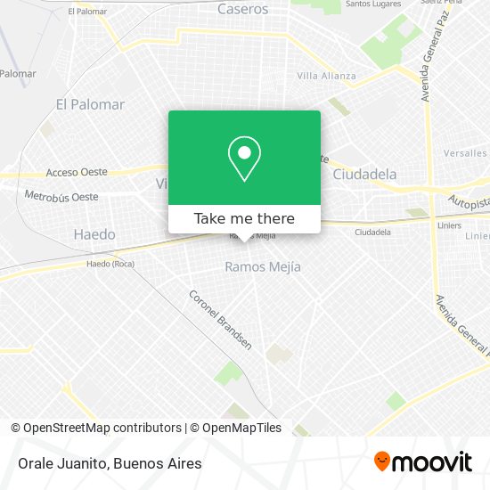 Orale Juanito map