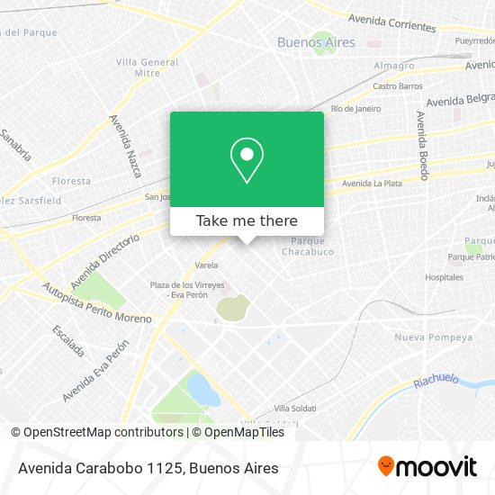 Avenida Carabobo 1125 map