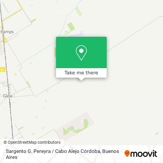 Sargento G. Pereyra / Cabo Alejo Córdoba map