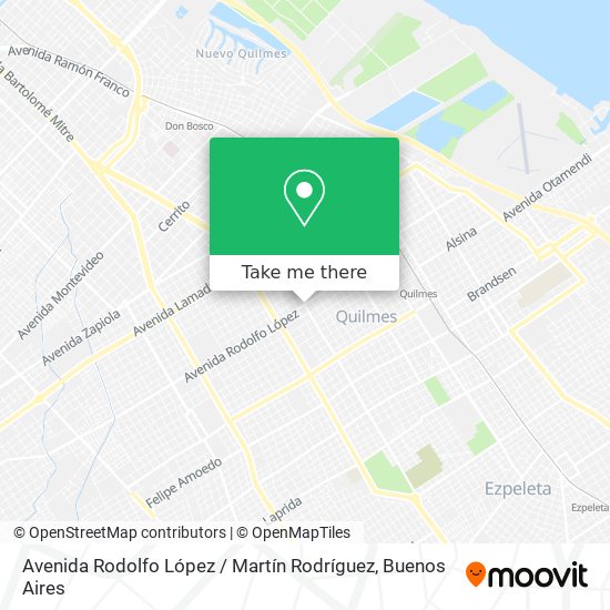 Mapa de Avenida Rodolfo López / Martín Rodríguez