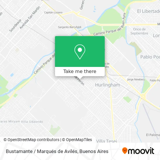 Mapa de Bustamante / Marqués de Avilés