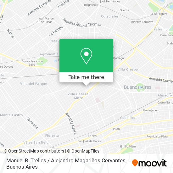 Manuel R. Trelles / Alejandro Magariños Cervantes map