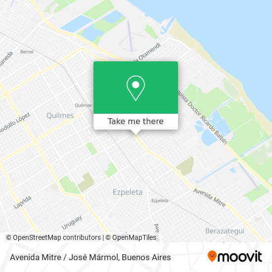 Mapa de Avenida Mitre / José Mármol