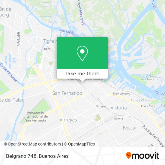 Mapa de Belgrano 748