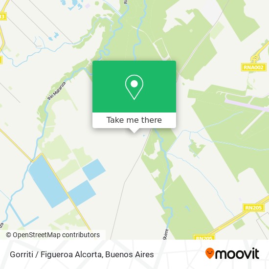 Gorriti / Figueroa Alcorta map