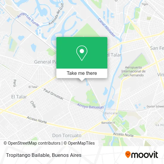 Tropitango Bailable map