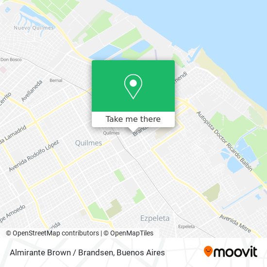 Almirante Brown / Brandsen map