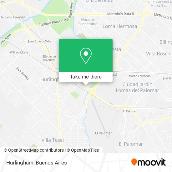Hurlingham map
