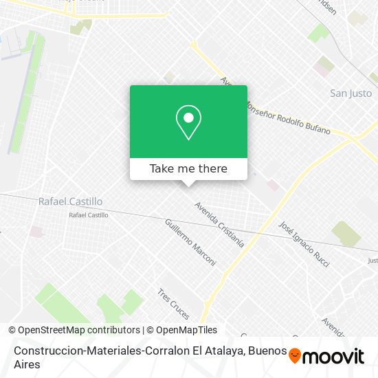 Construccion-Materiales-Corralon El Atalaya map