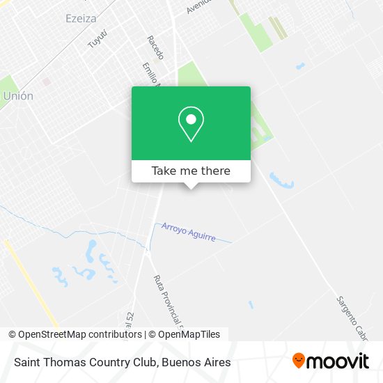 Saint Thomas Country Club map