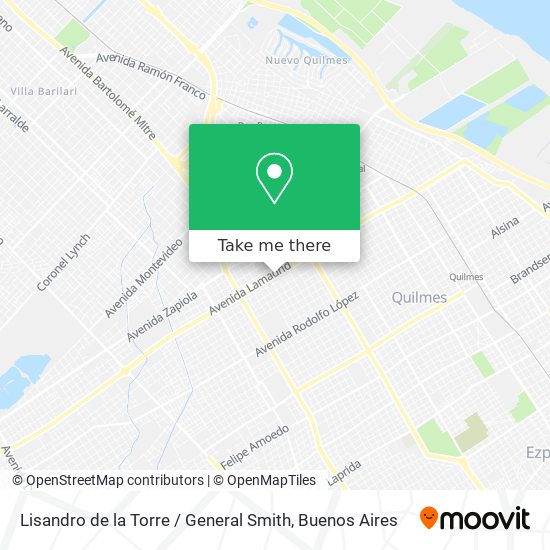 Mapa de Lisandro de la Torre / General Smith