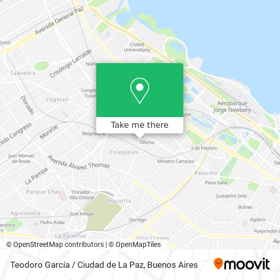 Teodoro García / Ciudad de La Paz map