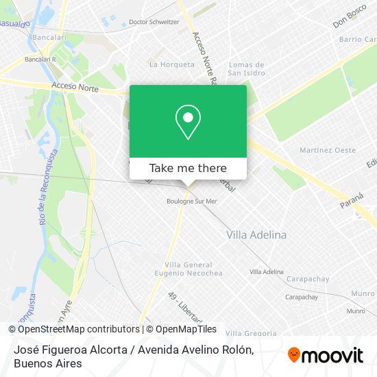 José Figueroa Alcorta / Avenida Avelino Rolón map