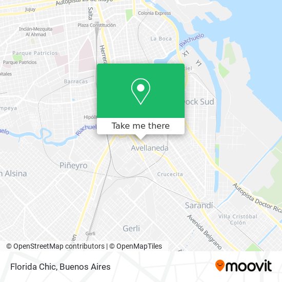 Mapa de Florida Chic