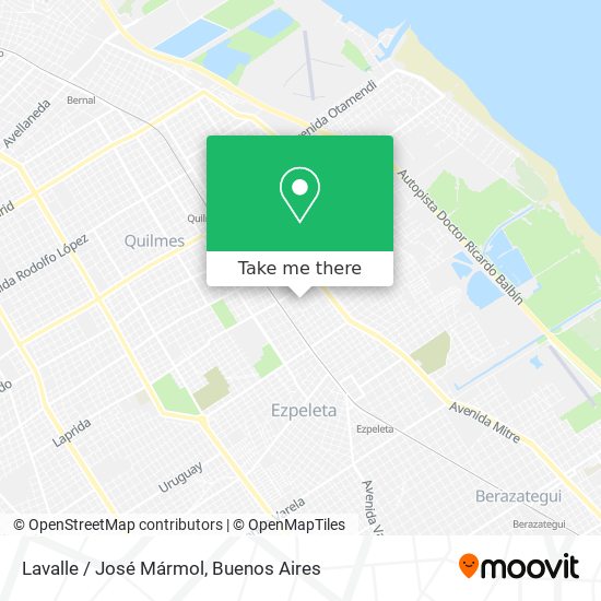 Lavalle / José Mármol map