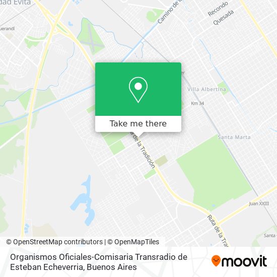 Organismos Oficiales-Comisaria Transradio de Esteban Echeverria map
