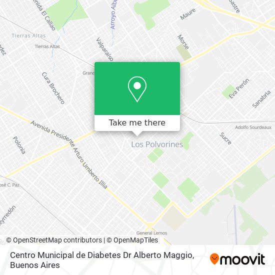Centro Municipal de Diabetes Dr Alberto Maggio map