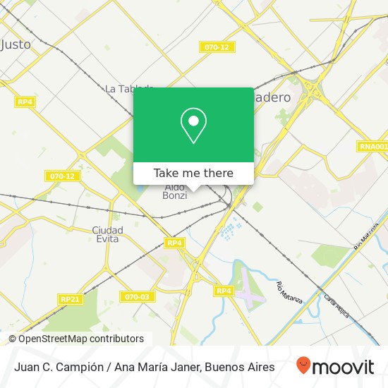 Juan C. Campión / Ana María Janer map