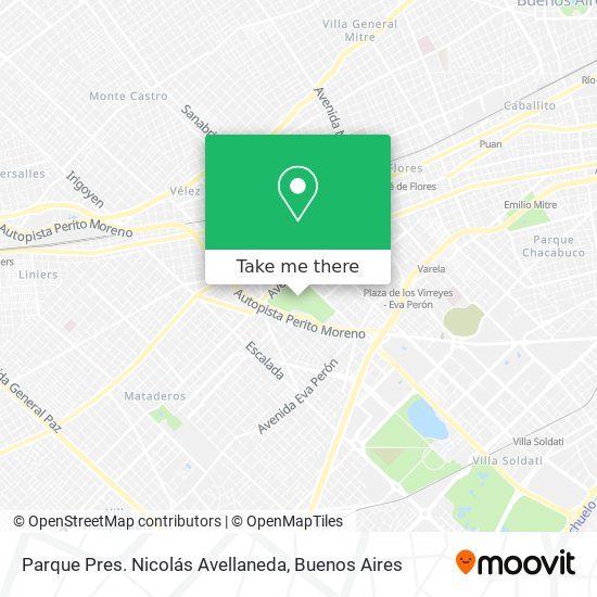 Parque Pres. Nicolás Avellaneda map