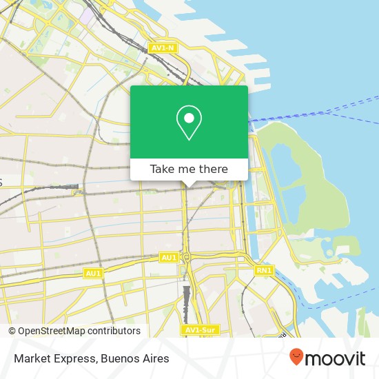 Market Express map