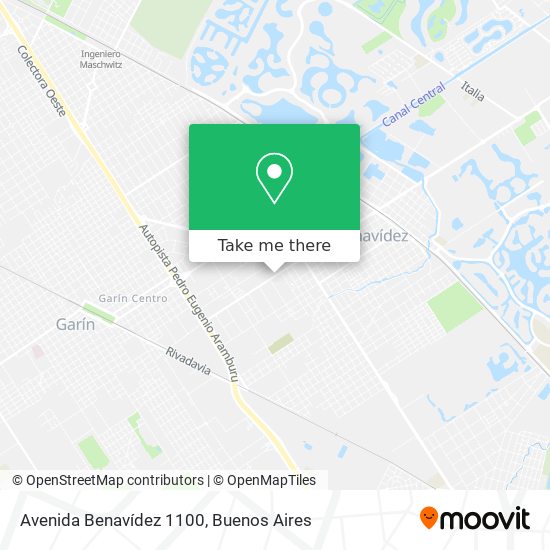 Avenida Benavídez 1100 map