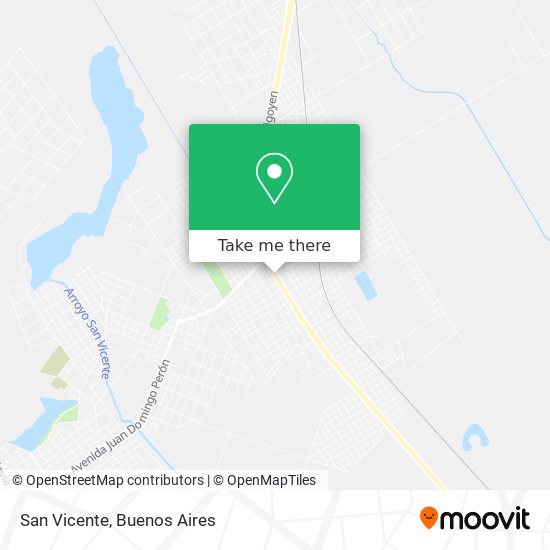 San Vicente map