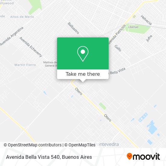 Avenida Bella Vista 540 map