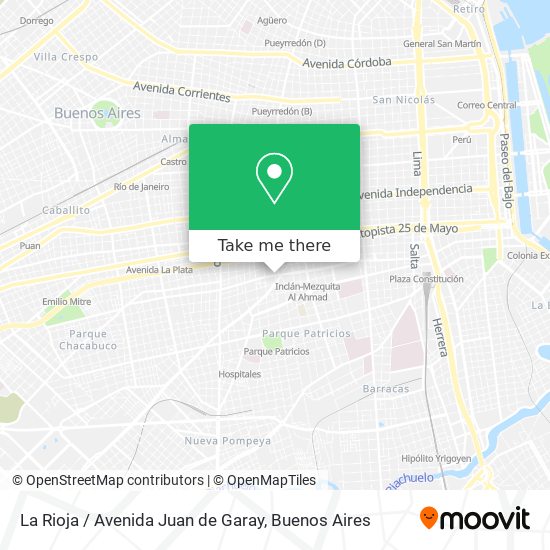 Mapa de La Rioja / Avenida Juan de Garay