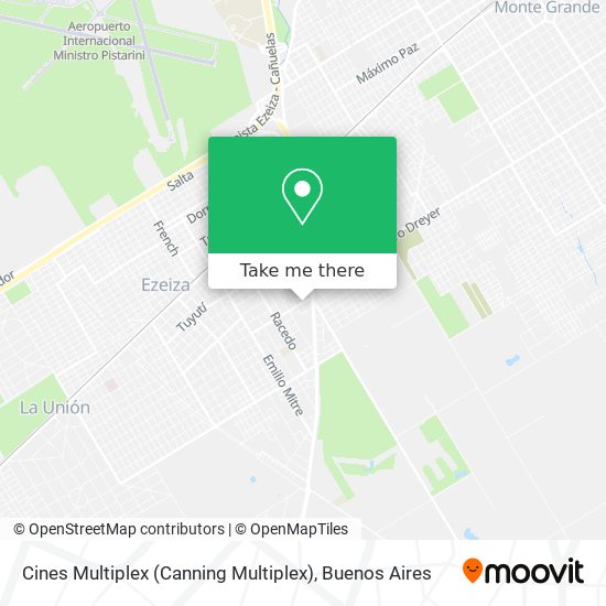 Cines Multiplex (Canning Multiplex) map