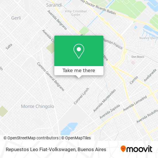 Mapa de Repuestos Leo Fiat-Volkswagen