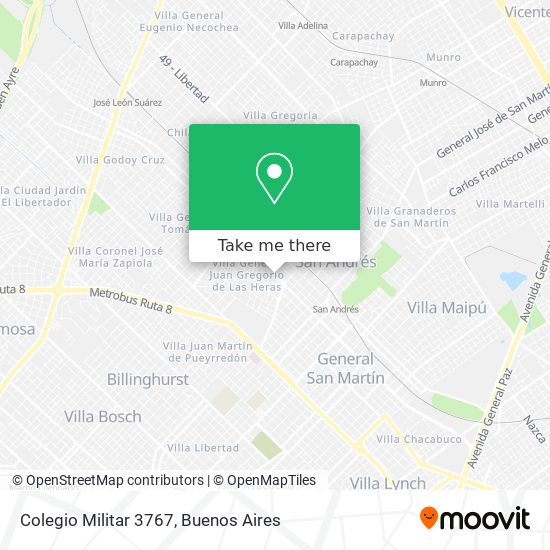 Mapa de Colegio Militar 3767