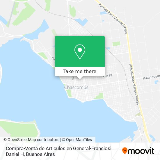 Compra-Venta de Articulos en General-Franciosi Daniel H map