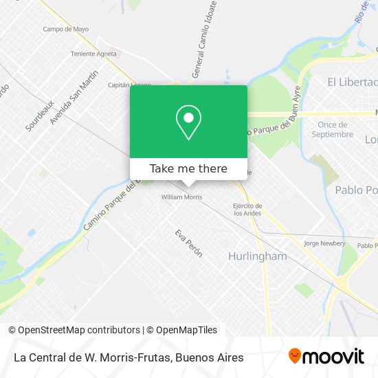 La Central de W. Morris-Frutas map