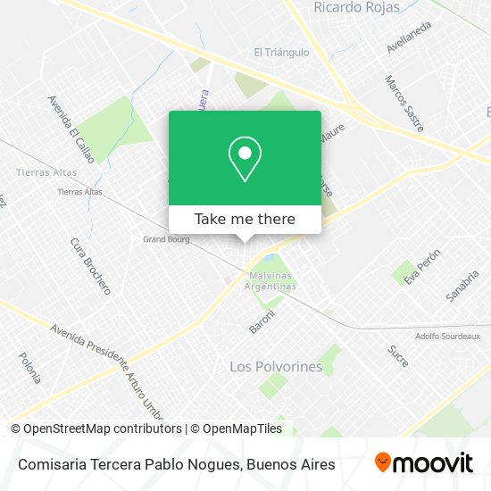 Comisaria Tercera Pablo Nogues map