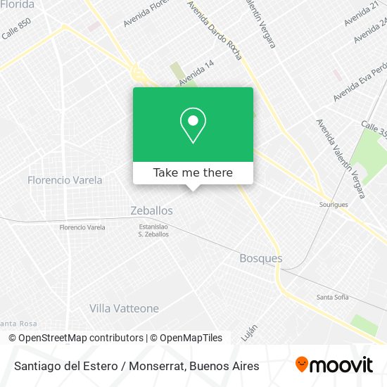 Santiago del Estero / Monserrat map