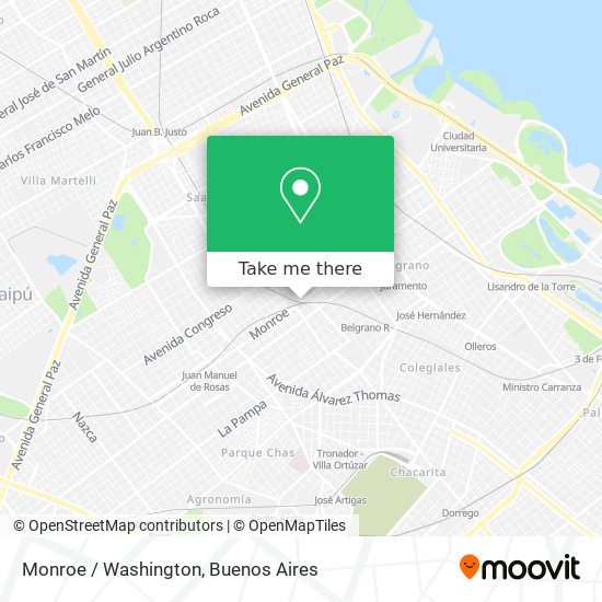 Monroe / Washington map