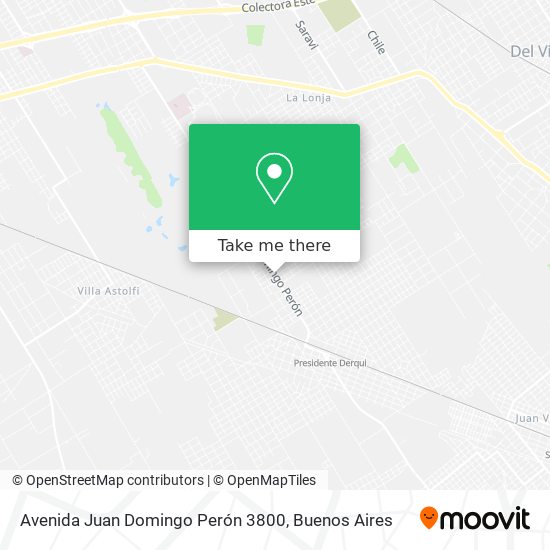 Avenida Juan Domingo Perón 3800 map