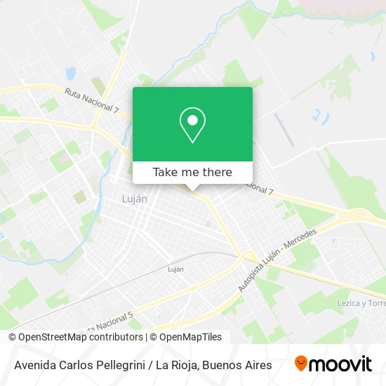 Avenida Carlos Pellegrini / La Rioja map