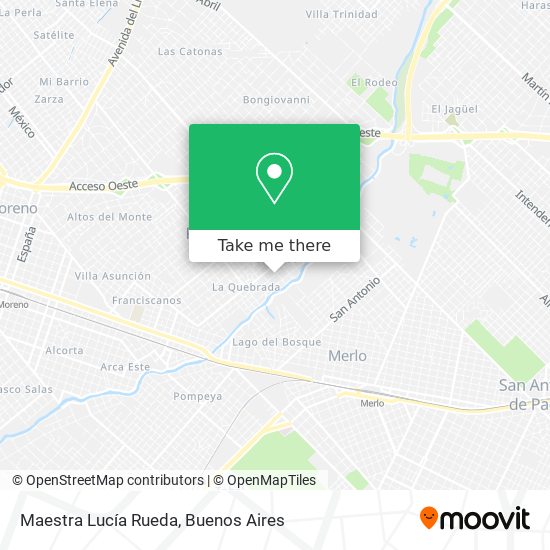 Mapa de Maestra Lucía Rueda