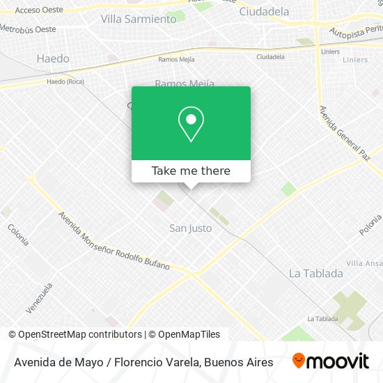 Avenida de Mayo / Florencio Varela map
