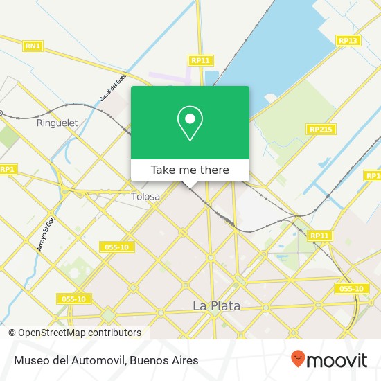 Museo del Automovil map