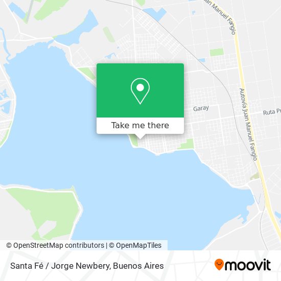 Santa Fé / Jorge Newbery map