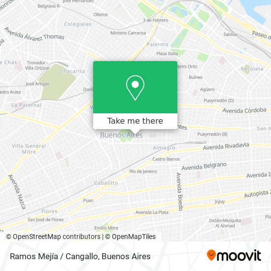 Ramos Mejía / Cangallo map