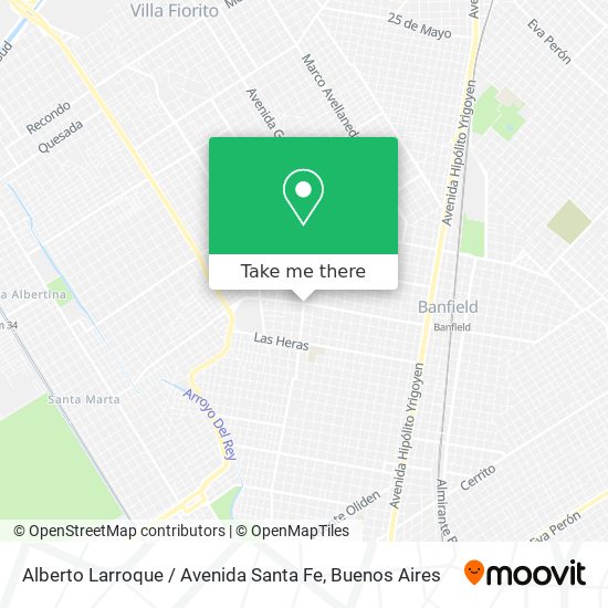 Alberto Larroque / Avenida Santa Fe map
