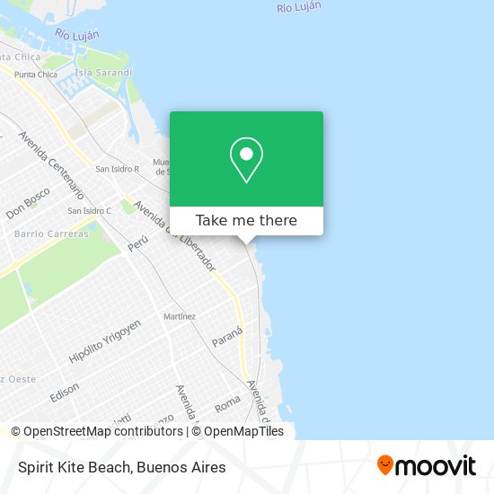 Spirit Kite Beach map