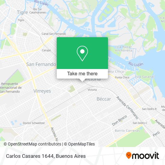 Carlos Casares 1644 map