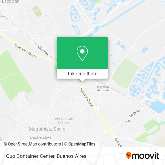 Quo Container Center map
