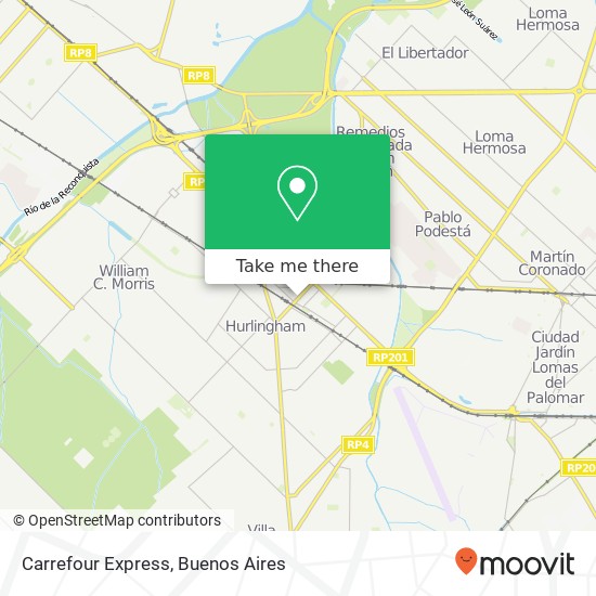 Carrefour Express map