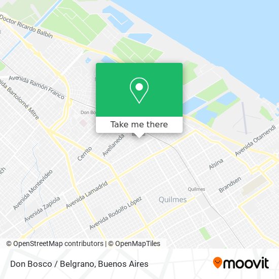 Don Bosco / Belgrano map