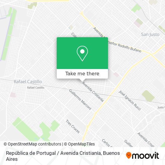 República de Portugal / Avenida Cristianía map